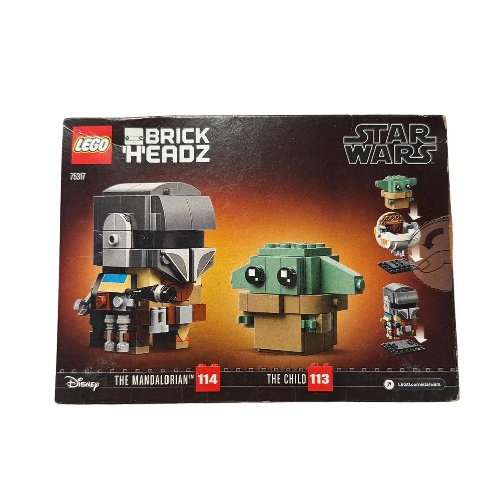 NIB! LEGO BrickHeadz Star Wars The Mandalorian The Child 75317 295 Pcs‎ 10+